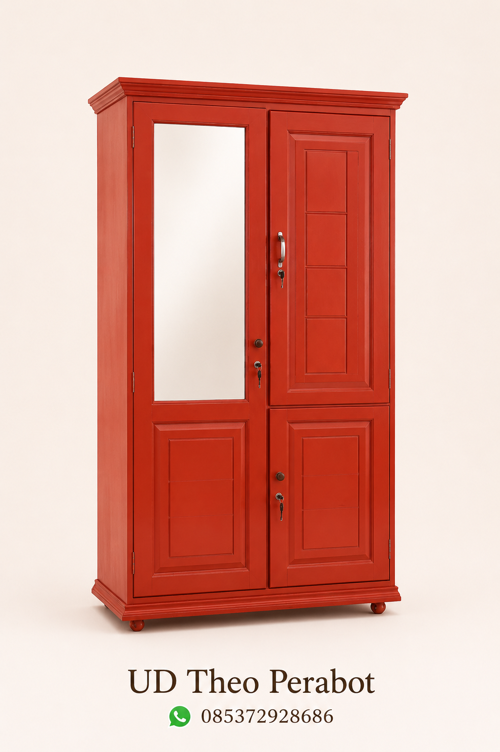 Lemari Pakaian 3 Pintu Cermin
