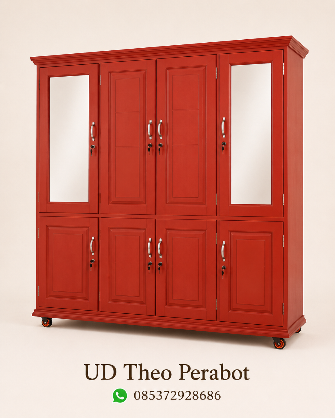 Lemari Pakaian Sliding 2 Pintu